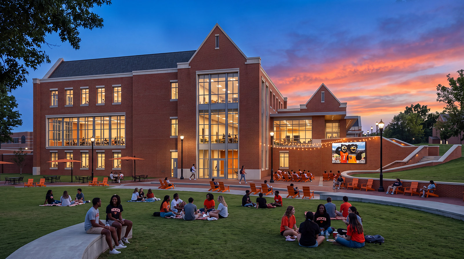 Artist rendering of Bill and Kathy Pou Plaza.